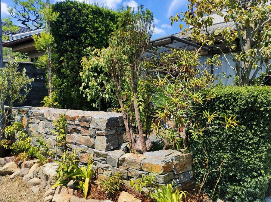 Stone Walling施工写真